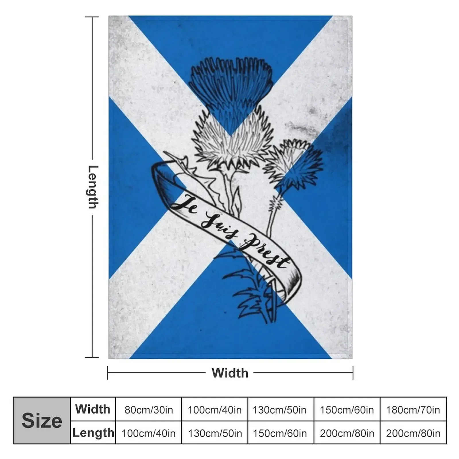 SCOTLAND FLAG Throw Blanket Soft Big Soft Beds Blankets