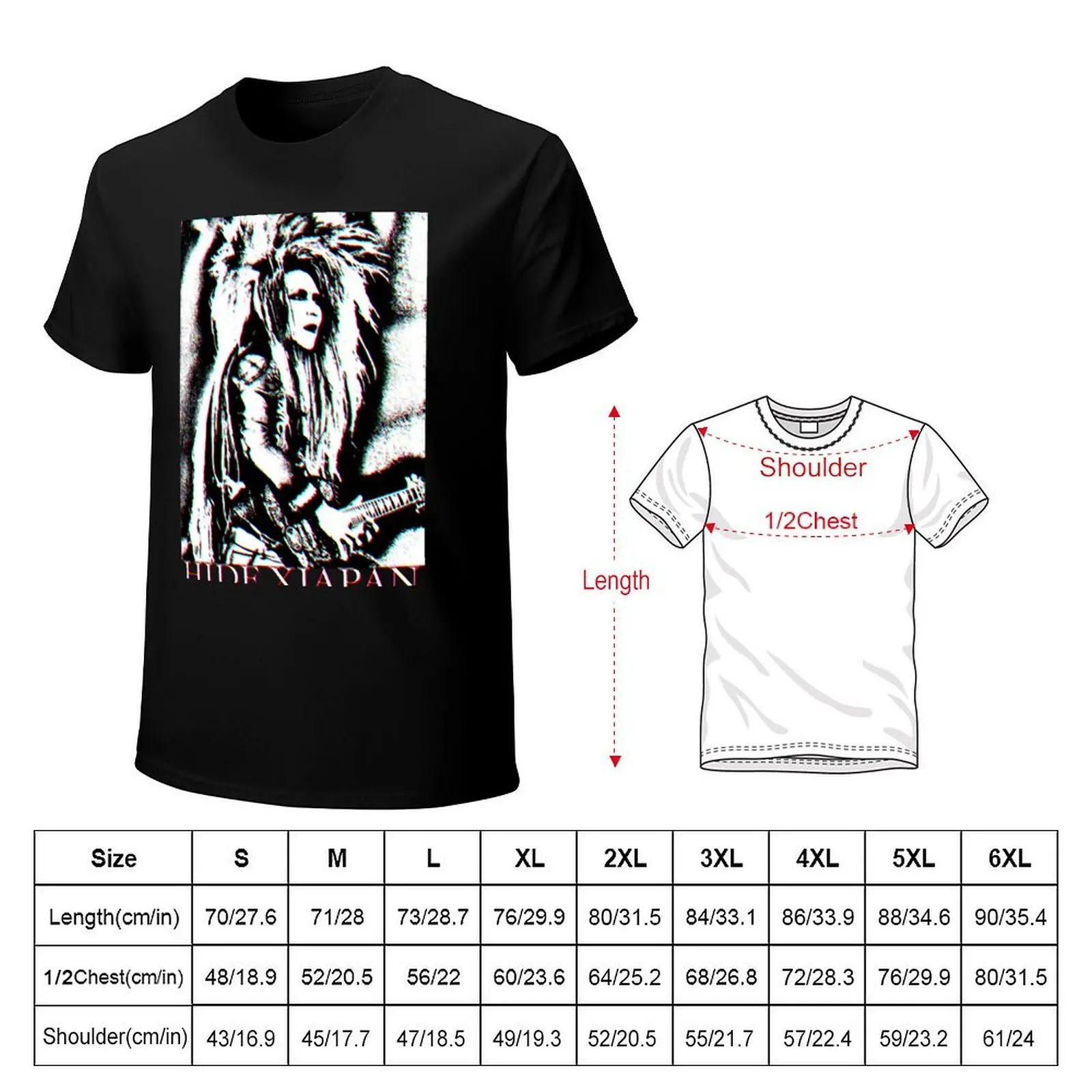 Wonderful Hide XJapan T-Shirt Plus Size Loose Short Sleeve Top