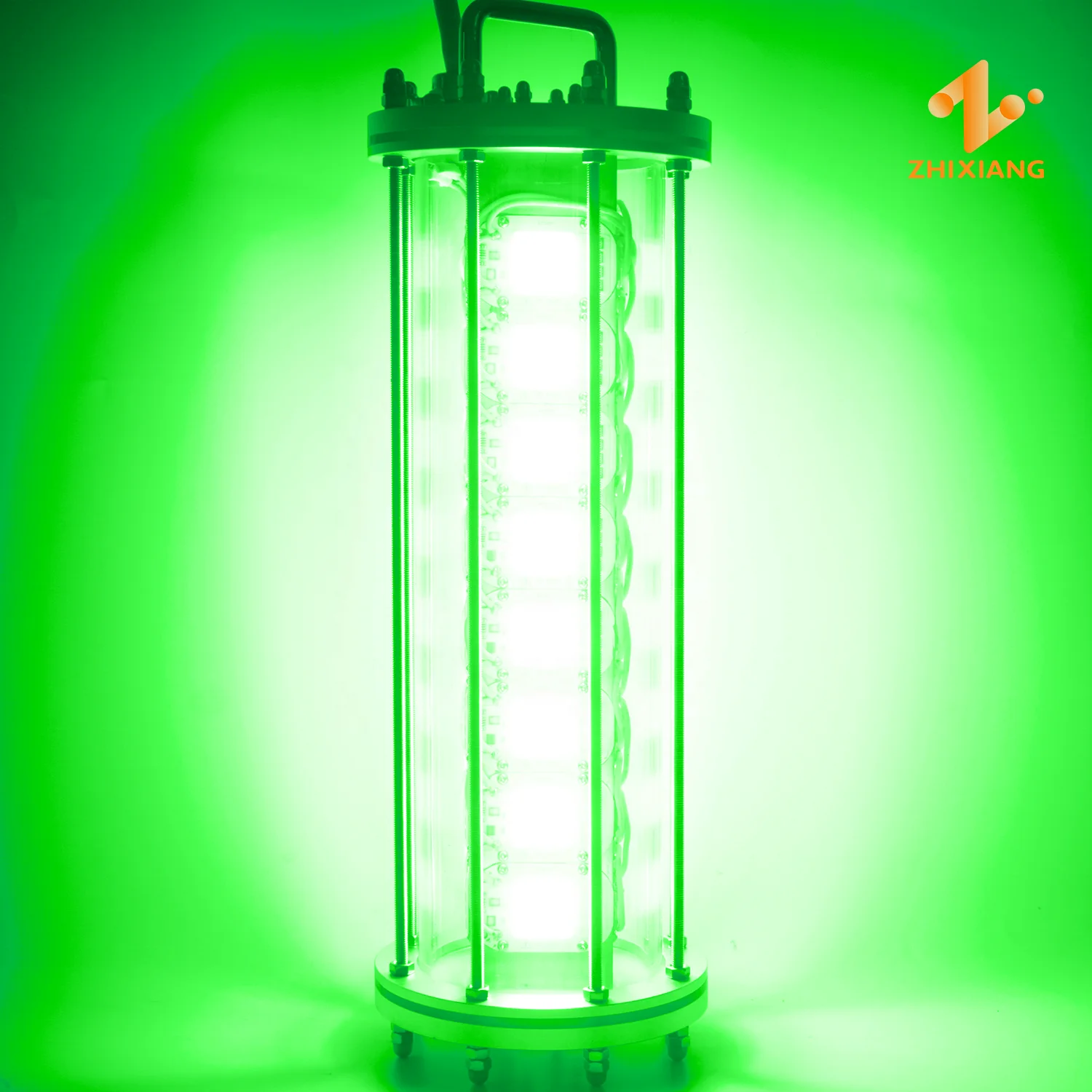 AC220V 2000W LED Underwater Fishing Light Attraction Fish Lamp Luring Fishing Green Light