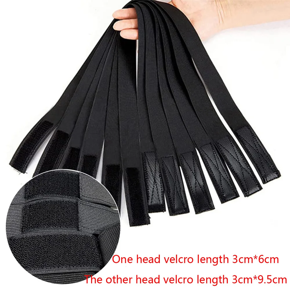 5PCS Wig Band For Edges Melt Band For Lace Wigs Adjustable Magic Sticker Edge Slayer Band 3cm Width Elastic Band Hair Accessorie