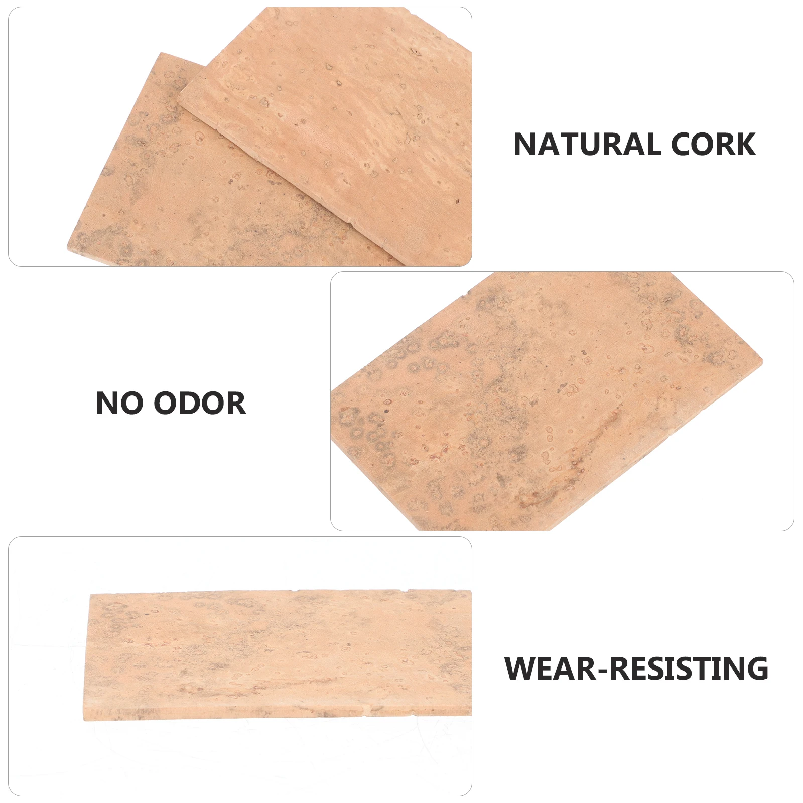

2 Pcs Saxophone Cork Chips Cushions Instrument Pad Clarinet Pads Musical Instruments for Neck Accessories Accessory Mats