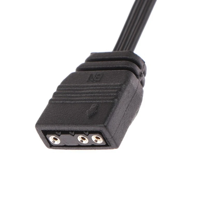 For Corsair 3PIN RGB To Standard ARGB 3-Pin 5V Adapter Connector RGB Cable For Corsair Fan/Hub/Lighting Node/Commander