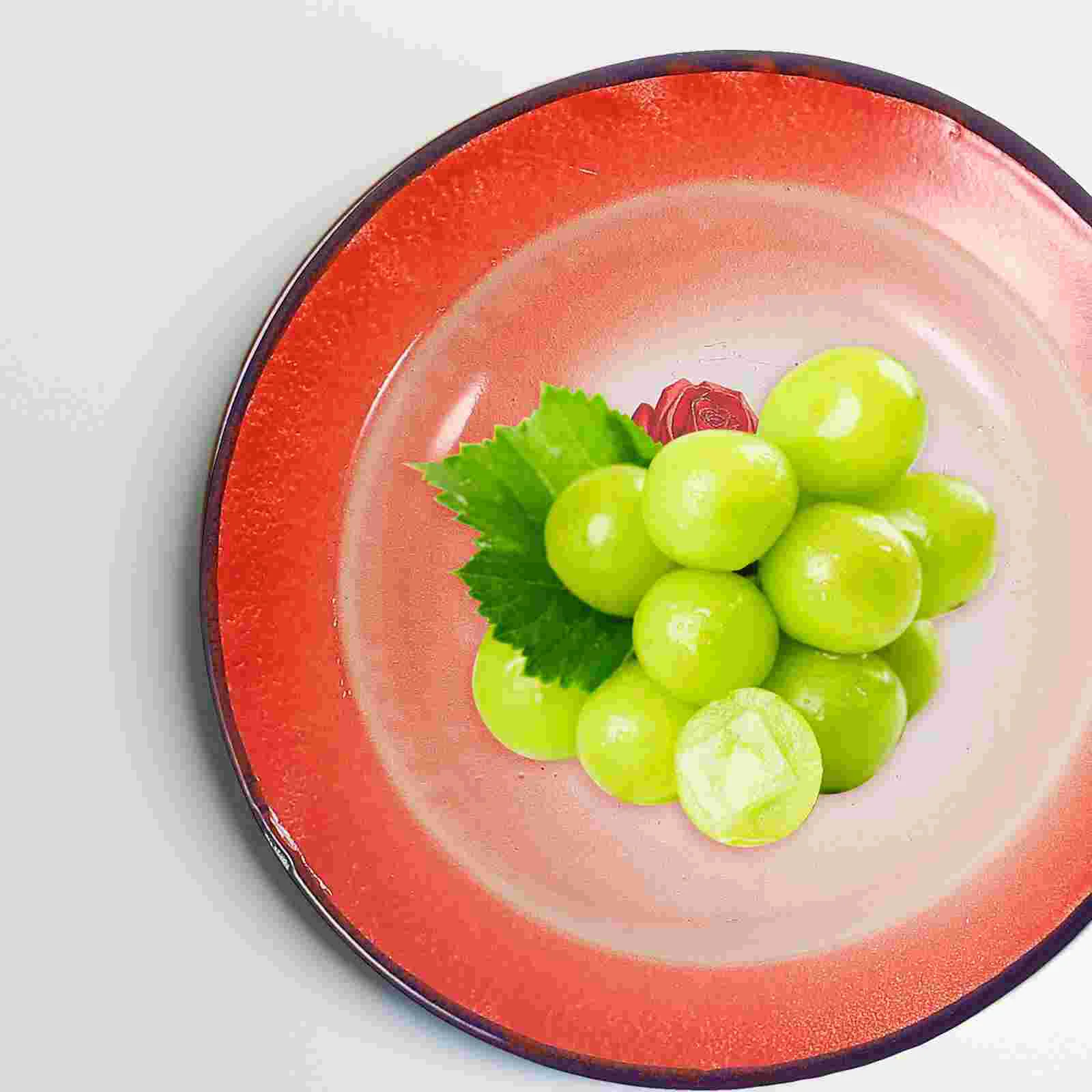 3 Pcs Enamel Plate Fruit Platter Plates Platters Chinese Style Serving