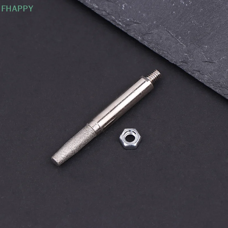 3 pz/set parti di affilacoltelli per motosega testa di molatura rivestita di diamante fresa cilindrica 4/5/6mm strumenti di molatura per File