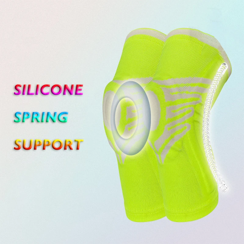 Children Silicone Pads Sport Knee Pads Shockproof Anti-Collision Basketball Football Riding Dance Leggings Knee Brace Support