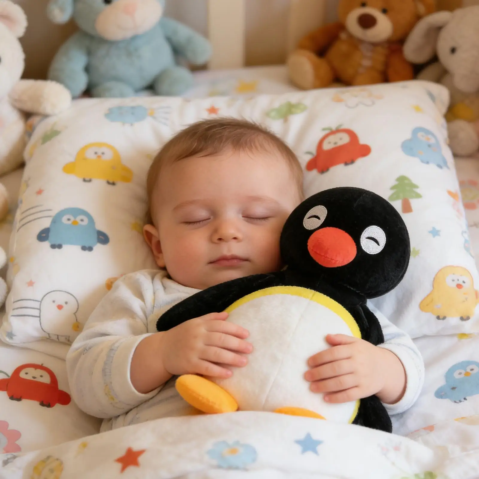 Cute Antarctic Ambassador Penguin Pillow Soft Plush Toy Penguin Hugging Doll Cartoon Animal Cute Home Decor Kid Birthday Gift