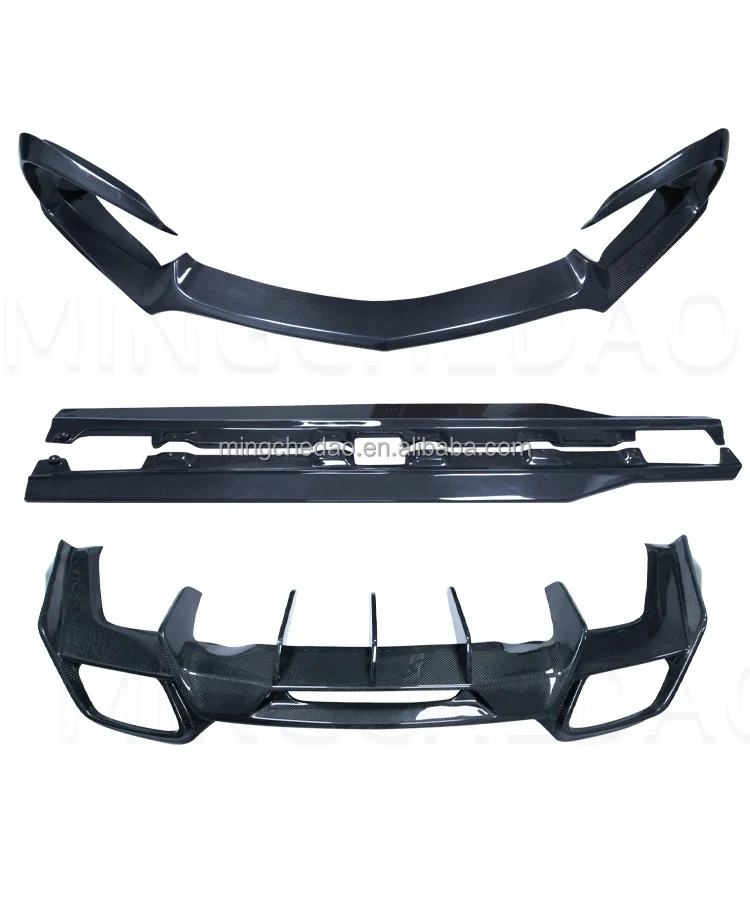 Best Selling R Style Carbon Fiber Body Kit For  AMG GT GTS 2015-2019 Front Lip Rear Diffuser Side Skirt