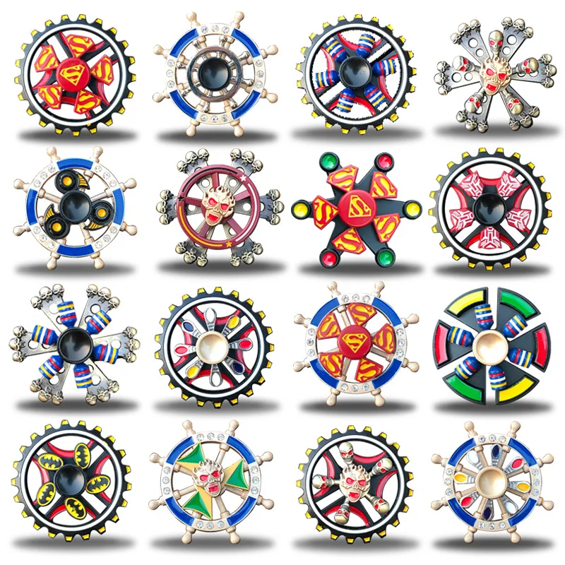 2026 Neuer Regenbogen-Fidget-Metall-Spinner, bunte Finger-Spinner, Hochgeschwindigkeits-Handspielzeuge zur Stress- und Angstlinderung für Erwachsene – Detail 2