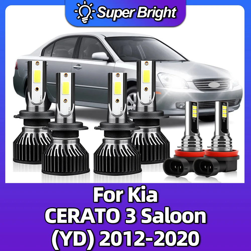 

Auto LED 6000K 10000LM Car Bulbs Headlight 100W Lamp For Kia CERATO 3 Saloon (YD) 2012 2013 2014 2015 2016 2017 2018 2019 2020