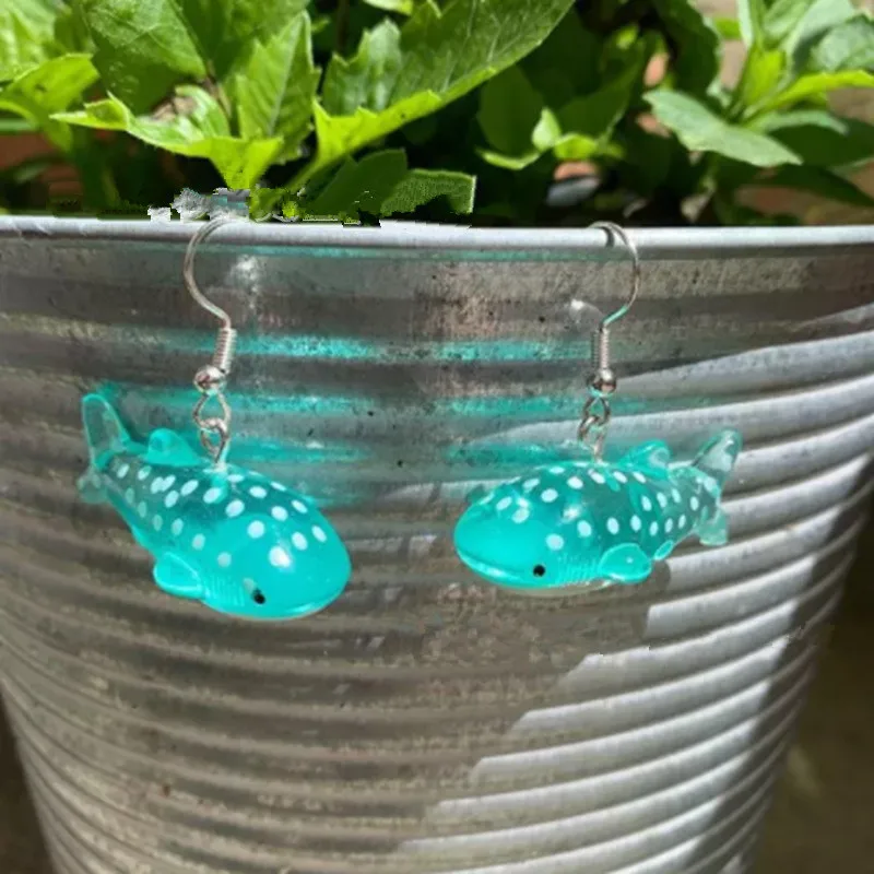 Blue Whale Shark Earrings - Lovely Kawai Earrings