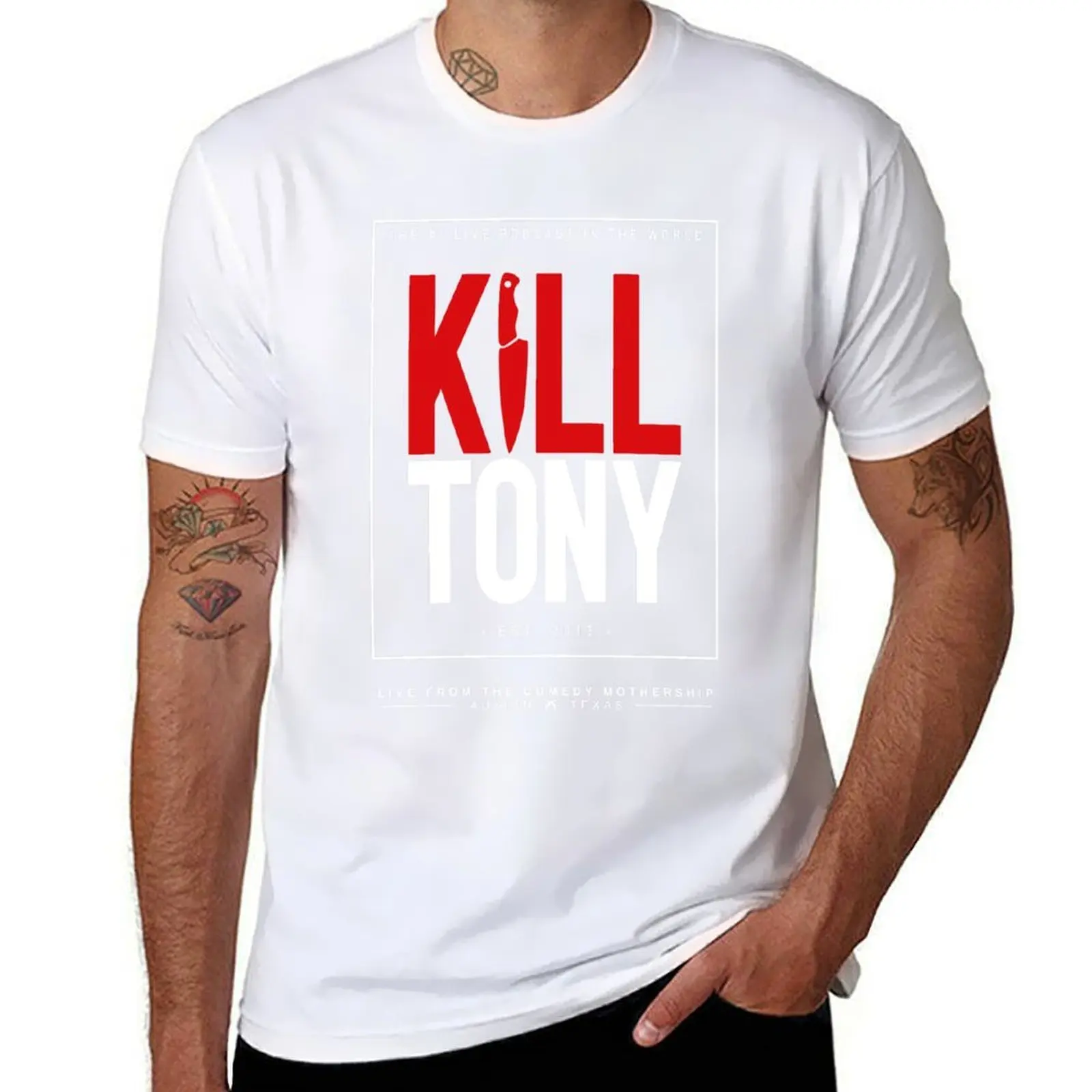 

kill tony merch Kill Tony Show T-Shirt mens graphic t shirts t shirts for man graphic tees T-Shirt