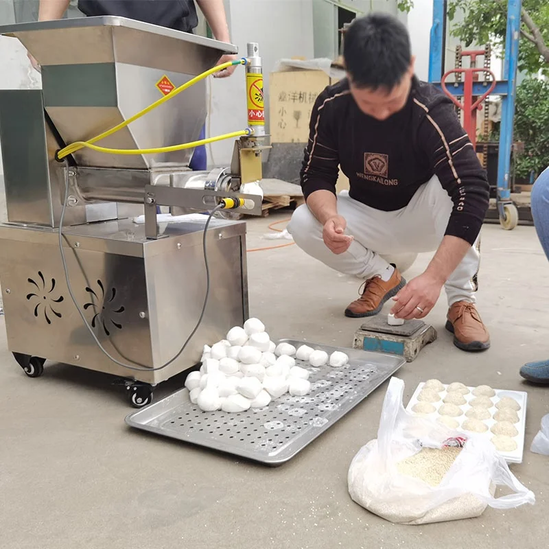 Machine with Core Motor Component Commercial Volumetric Dough Divider Machine Pizza Dough Ball Cutting Making