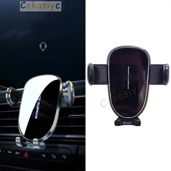 Držák telefonu do auta pro Mercedes Benz třídy C C200 260 300 W205 2015 2016 2017-2021, speciální pevný držák, bezdrátové nabíjení 8 nejlepší prodej držák telefonu pro Mercedes-Benz C200 - №7