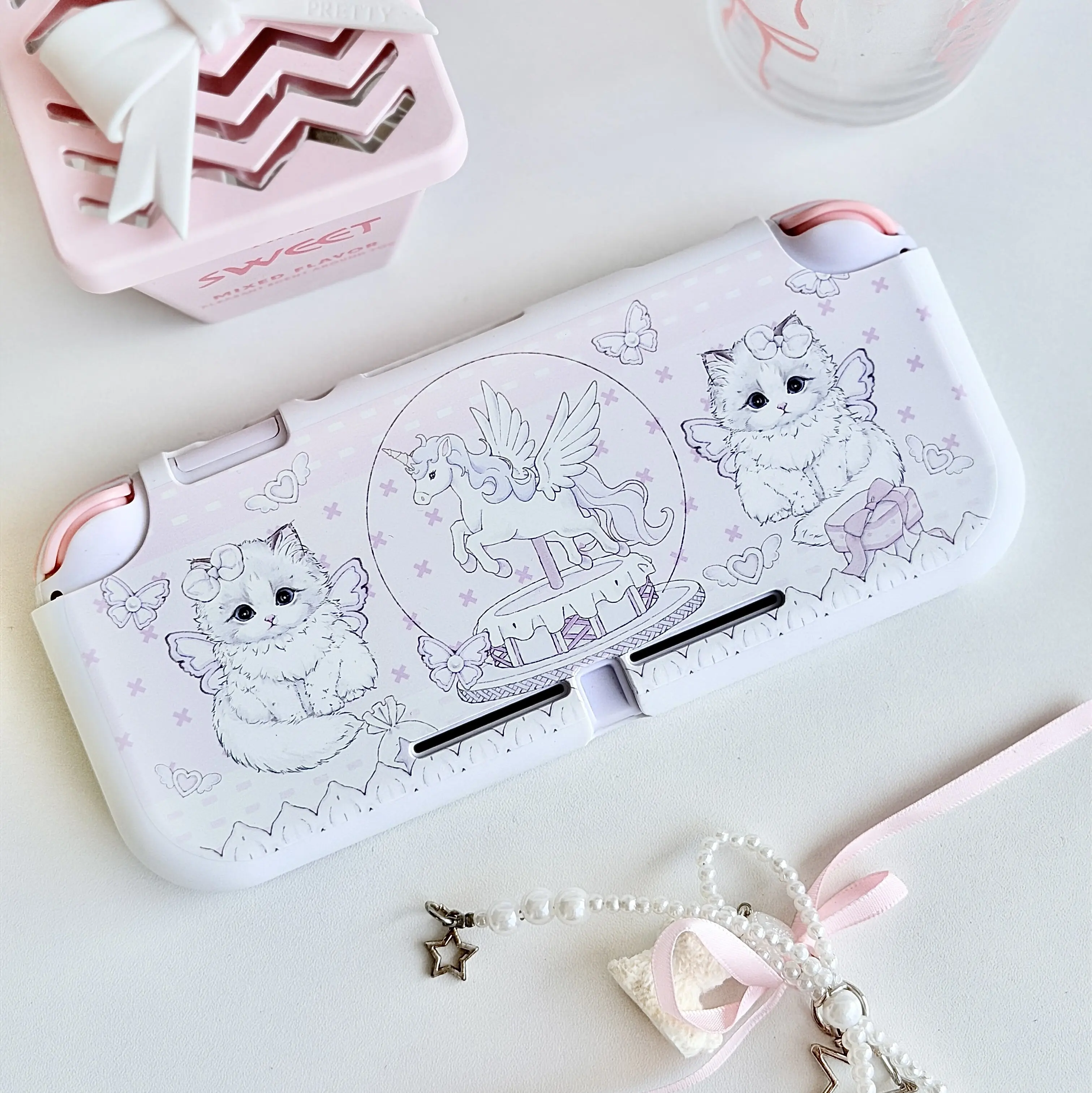 Case Skin for Nintendo Switch 2/OLED/Lite Kawaii Cover Dockable Protective Shell For Switch Controller JoyCon NS Accessories view 3