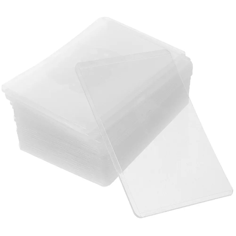 

30Pcs Plastic Photo Card Holders Clear Protective Covers for Safekeeping Game Trading Cards Postcards and Valuable Items