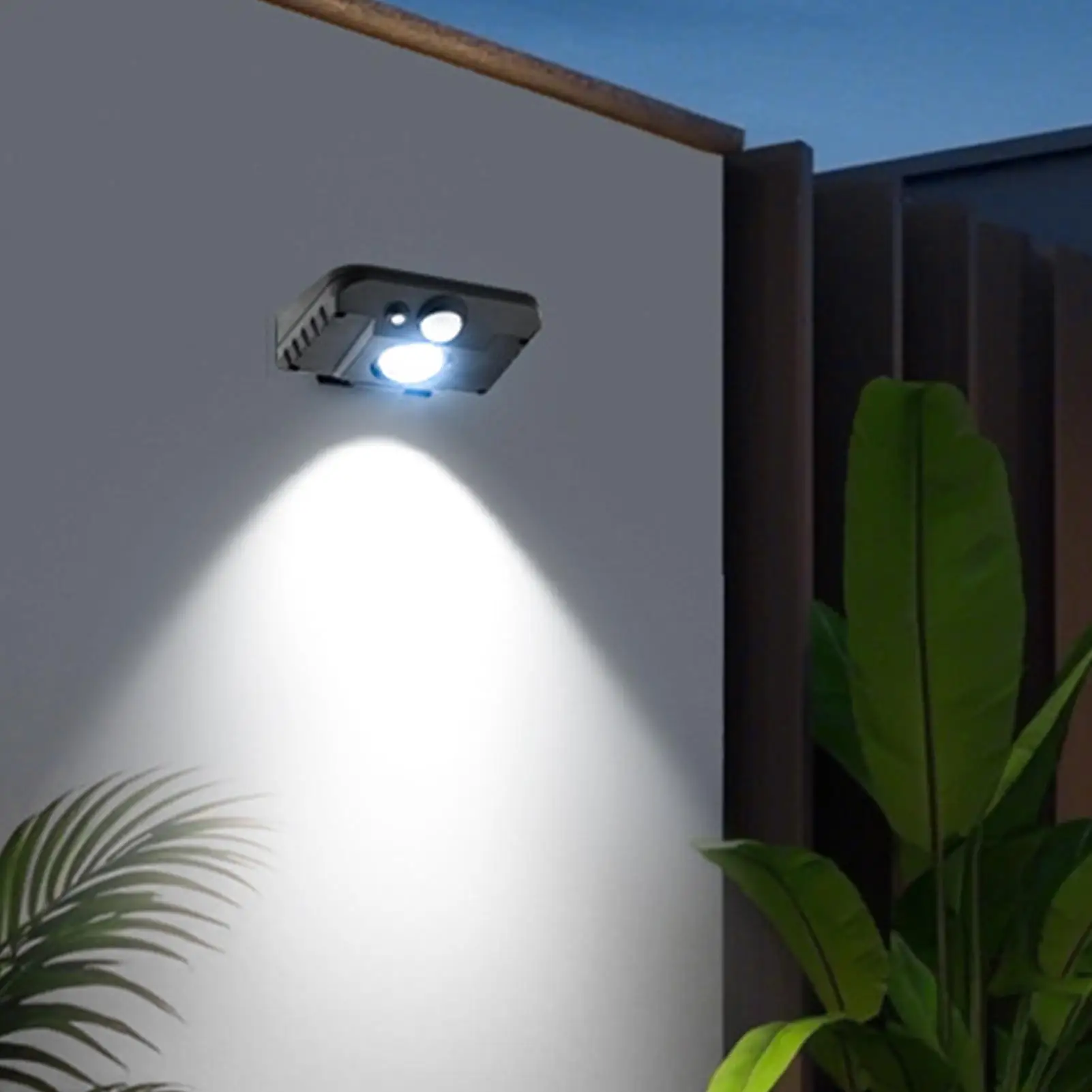 Outdoor Solar Lights 120 Degrees Rotating Wide Solar Wall Lights Weatherproof Lamp Lantern For Landscape Deck Yard Pathway Fence