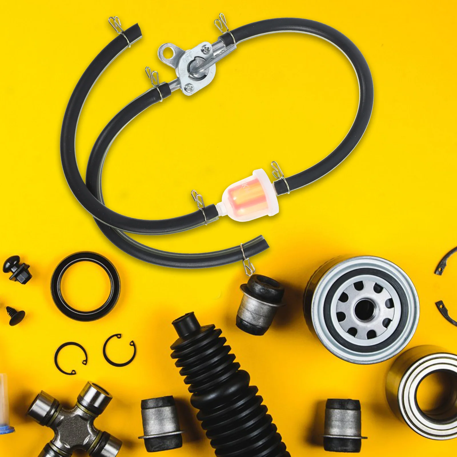 

With Hose For Motorcycle Atv Scooter Fuel Filter For Motorcycle Durable Fuel Line Filter Engine Protection