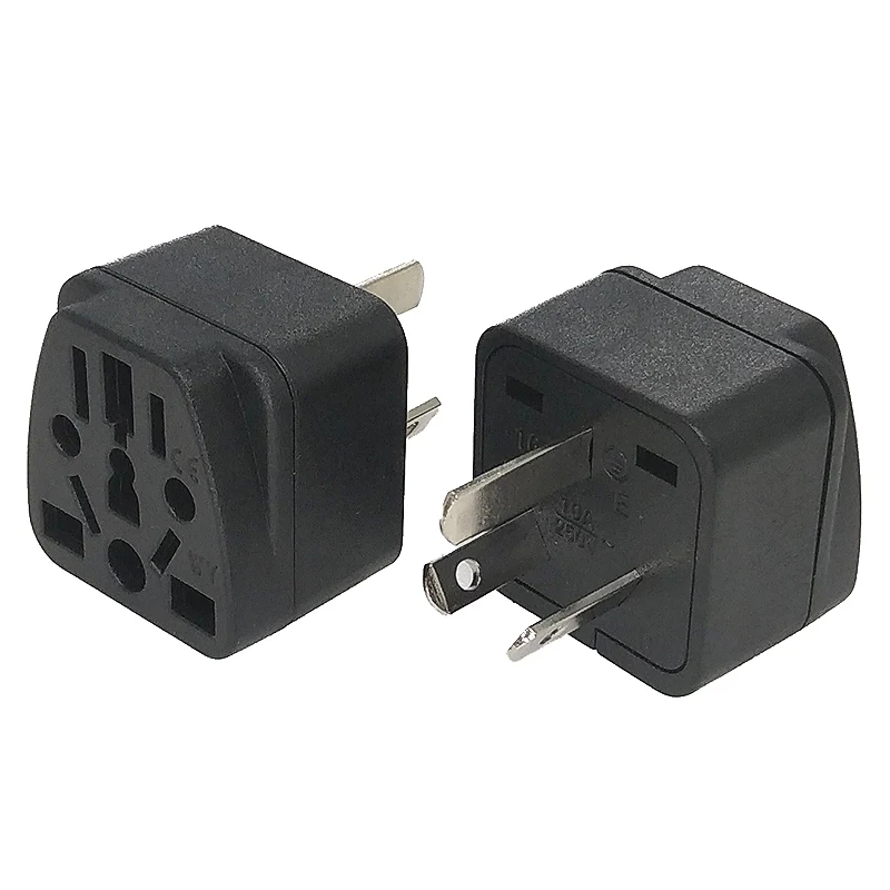 Universal to Argentina Uruguay Electrical Plug Adapter - AC 100~250V Max 10A