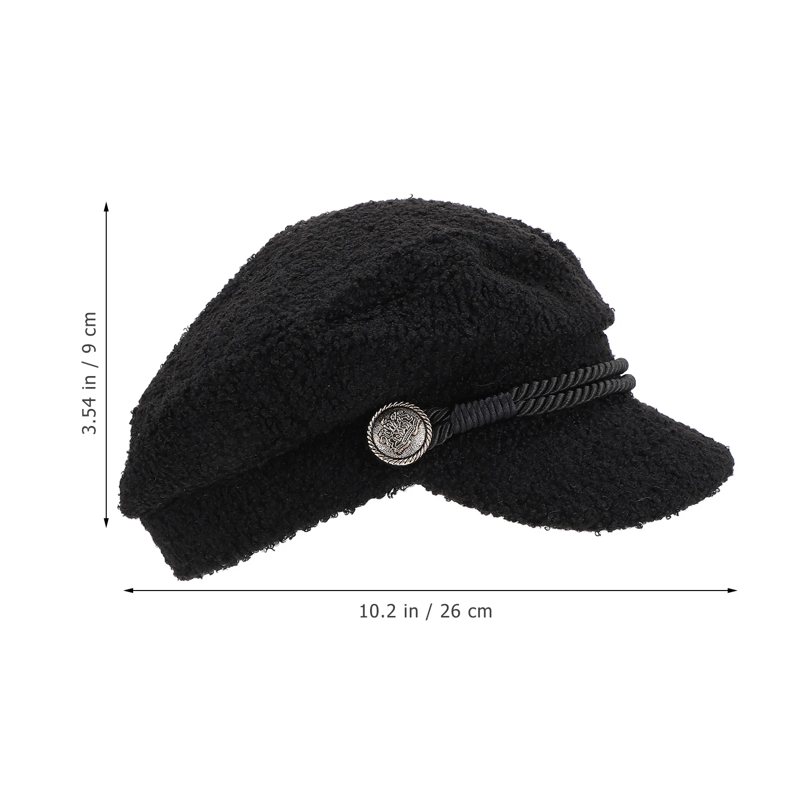 1 قطعة صوف امبسوول الناعم قبعة مثمنة قبعة الشتاء الدافئة للنساء التصميم الإبداعي مريحة تناسب كل مباراة أنيقة الإكسسوار اليومي