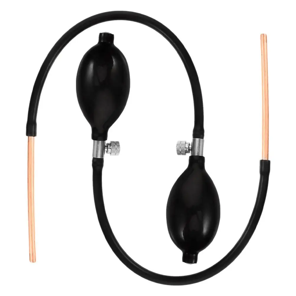 

2PCS Sugar Blowing Tools Black Plastic Air Bag Blower Extended Copper Tube Candy Equipment Manual Pump for Baking