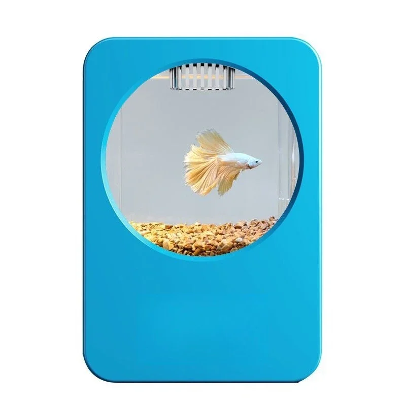 Family fish tank high definition integrated turtle tank free aquarium box, medium and small