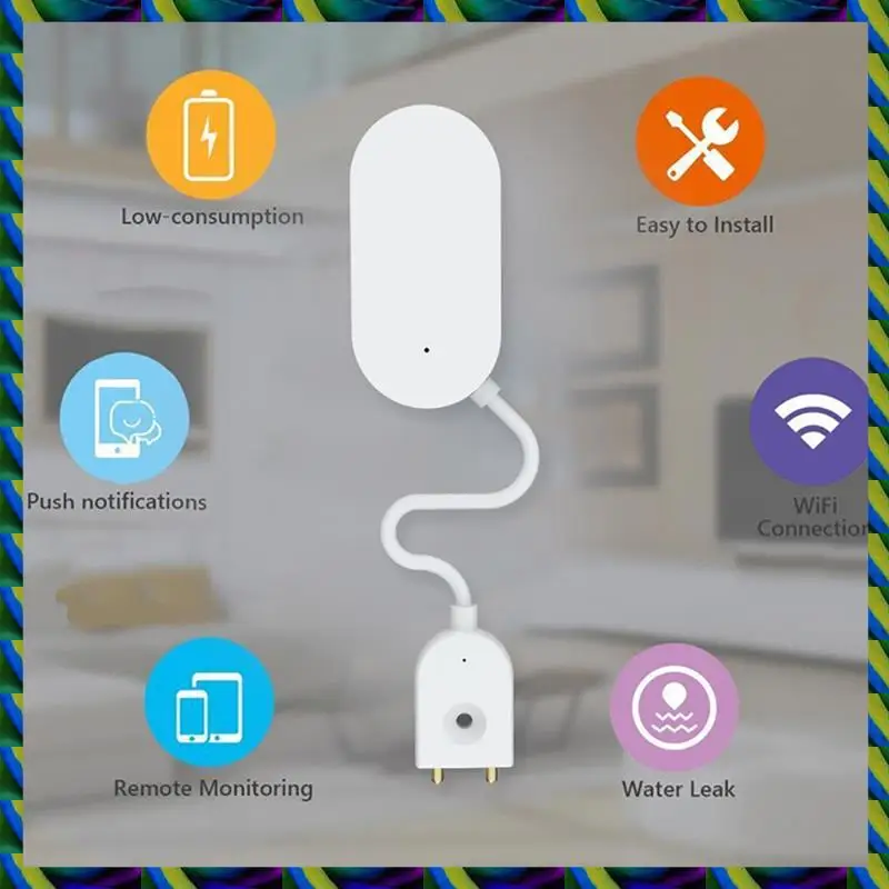 Ежедневный датчик утечки Tuya Zigbee, детектор утечки воды, датчик утечки, датчик воды, предотвращает утечку воды для умного дома