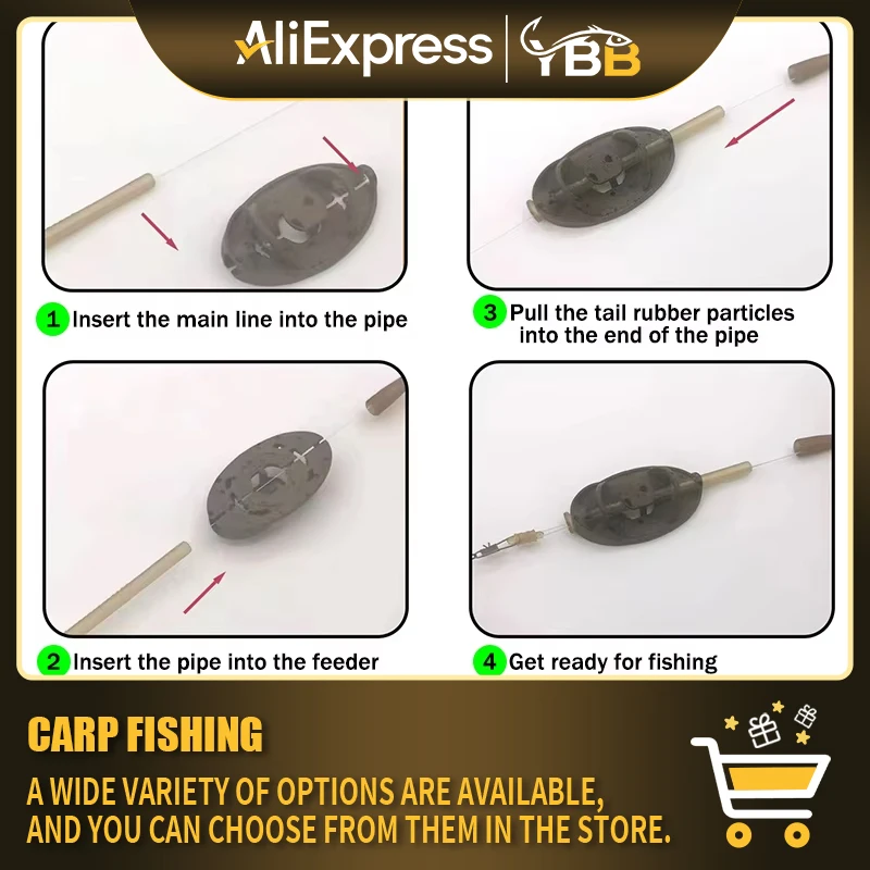 Juego de Pesas de Pesca de Alta Resistencia 20G-50G, Aleación de Zinc Antioxidante, Liberación Rápida, para Pesca de Carpa