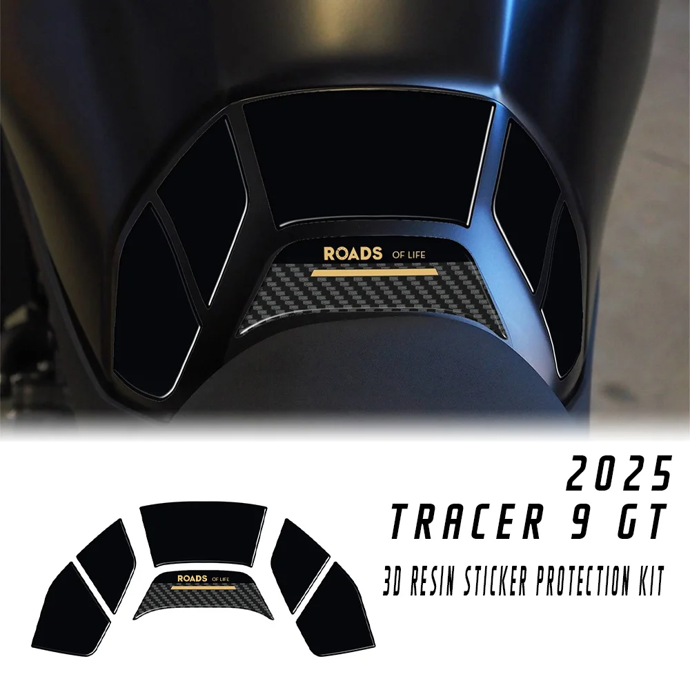

For Tracer 9 GT 2025 3D Sticker Tracer 9GT Accessories Motorcycle Fuel Tank Center Protection Kit