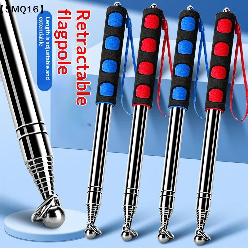 Telescopic Rod Detection Hammer 115cm Thickened Telescopic Rod Hollowing Detection Hammer For House Decoration Inspection【SMQ】