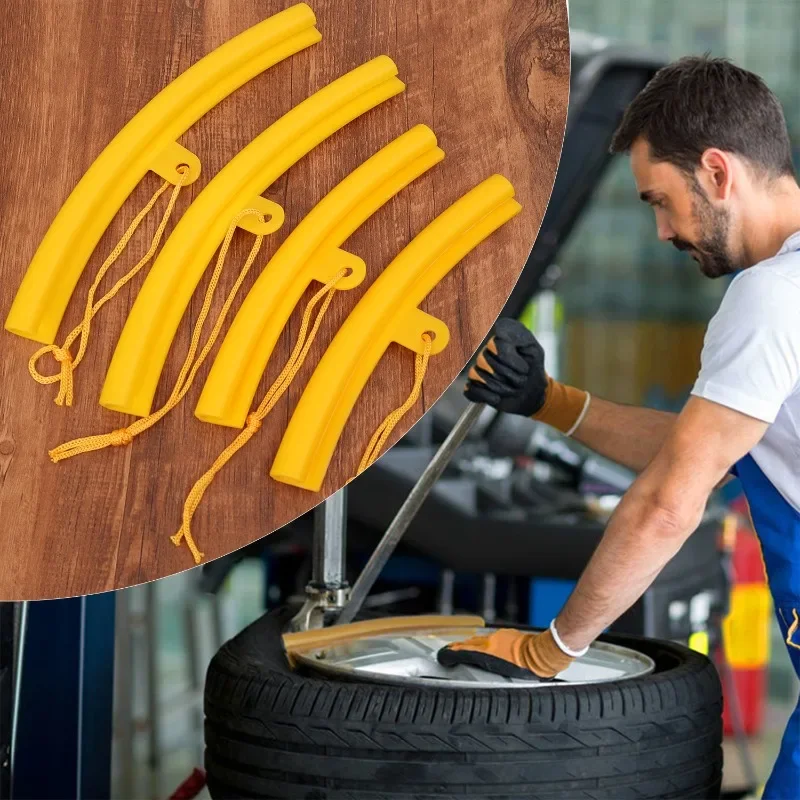 Ochraniacze na felgi samochodowe i motocyklowe, czerwone osłony na felgi rowerowe, ochraniacze na felgi samochodowe, osłona na montażownicę opon, narzędzie do ochrony podczas wymiany opon