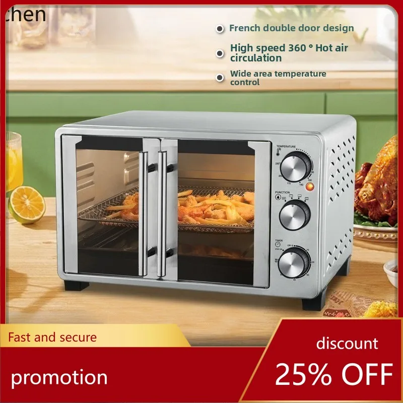 

HXL Stainless Steel Double Door Oven Double Door Full Stainless Steel Air Fryer Electric Oven