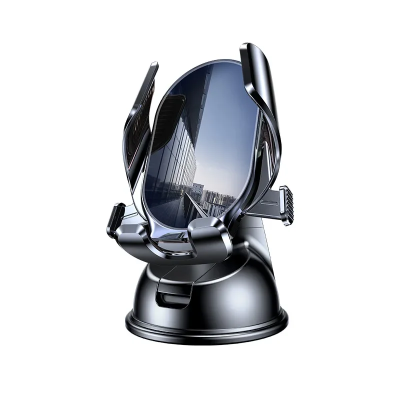 

Держатель для телефона 2026: Автомобильная навигационная подставка с механическим креплением, автоматической фиксацией и присоской