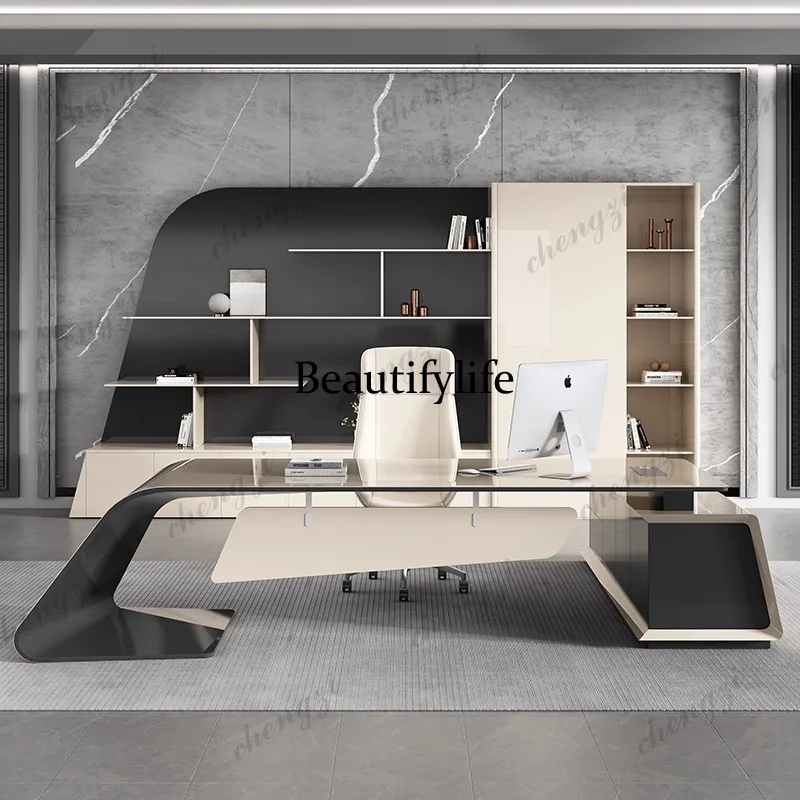

TTT Adjustable Modern Office Desks Wood Luxury Corner Gaming Office Desks Modern Portable Mesa Para Computador Office Furniture