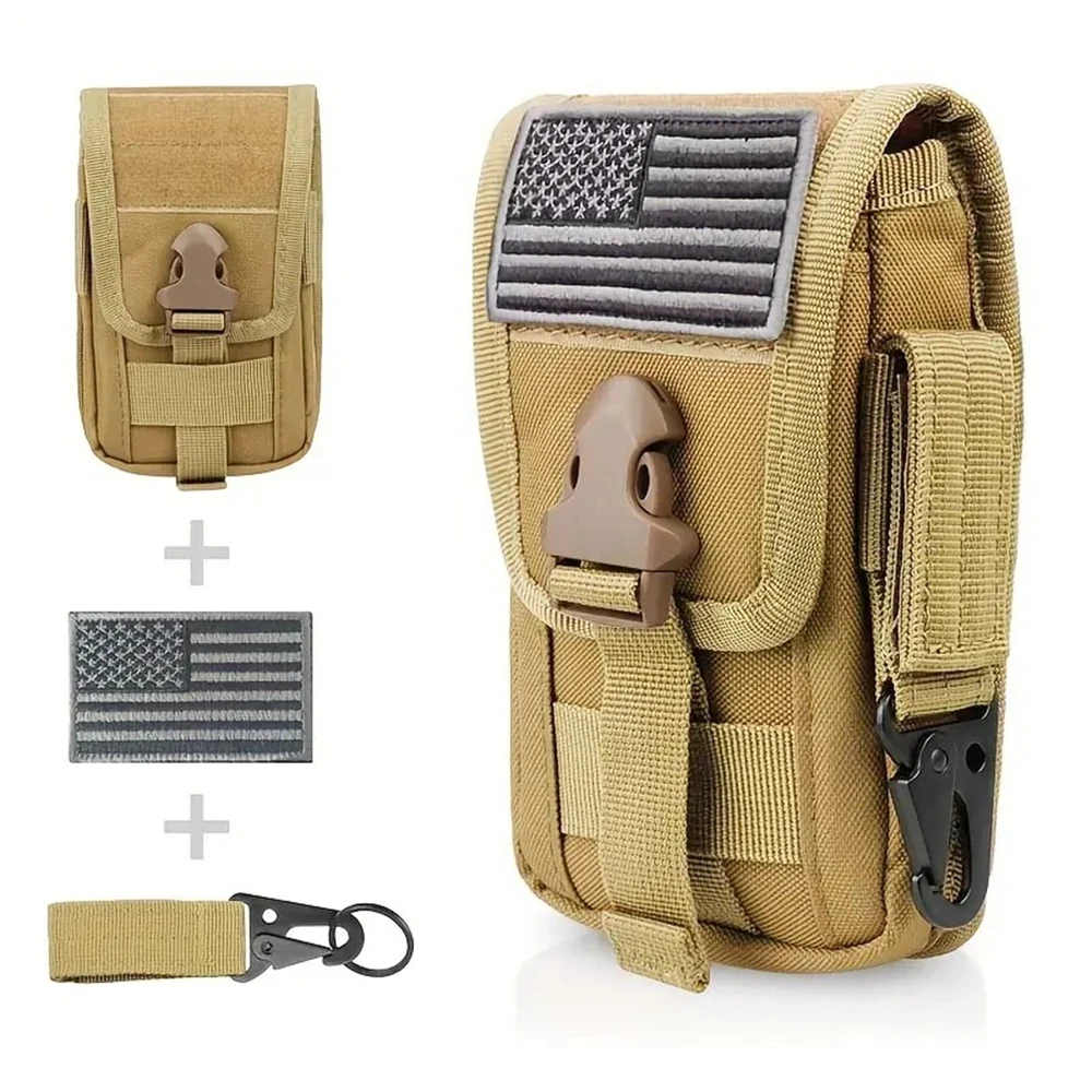 Taktische Handytasche Molle, Smartphone-Holster-Tasche EDC Utility Handy-Kartenhalter Organizer Passend für Gürteltasche – Detail 9