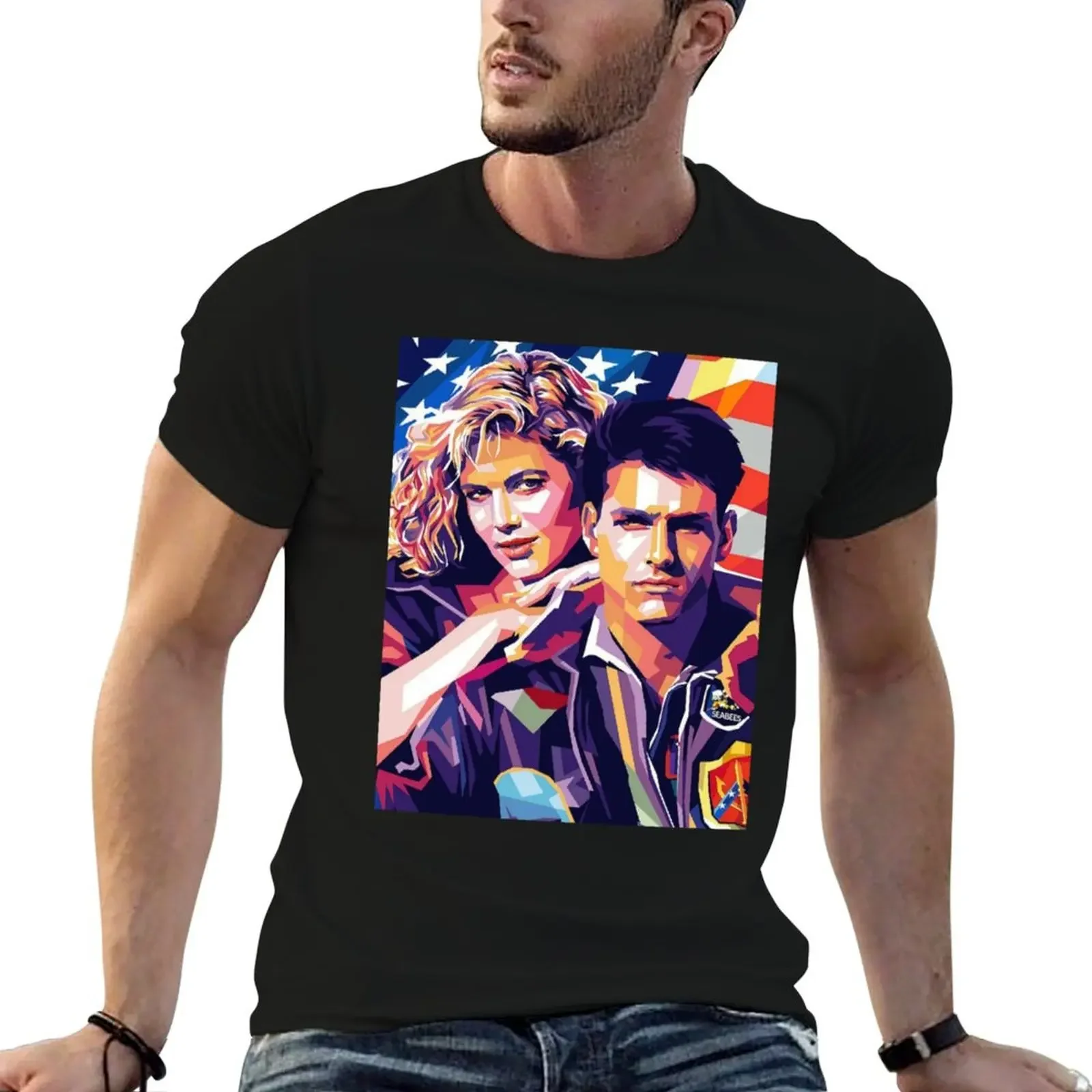 

Topgun T-Shirt anime t shirts Blouse custom t shirt slim fit t shirts for men