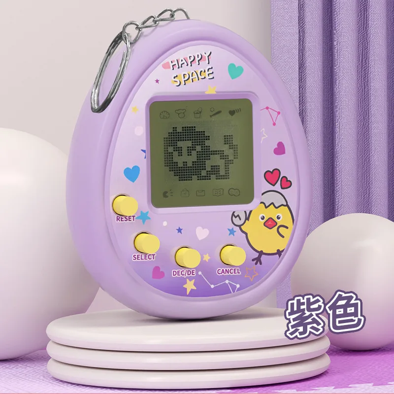Cartoon Mini Electronic Pets Tamagotchi Nostalgic Virtual Cyber Digital Cute Digital Animals Toys Handheld Game Digital Pet Toy