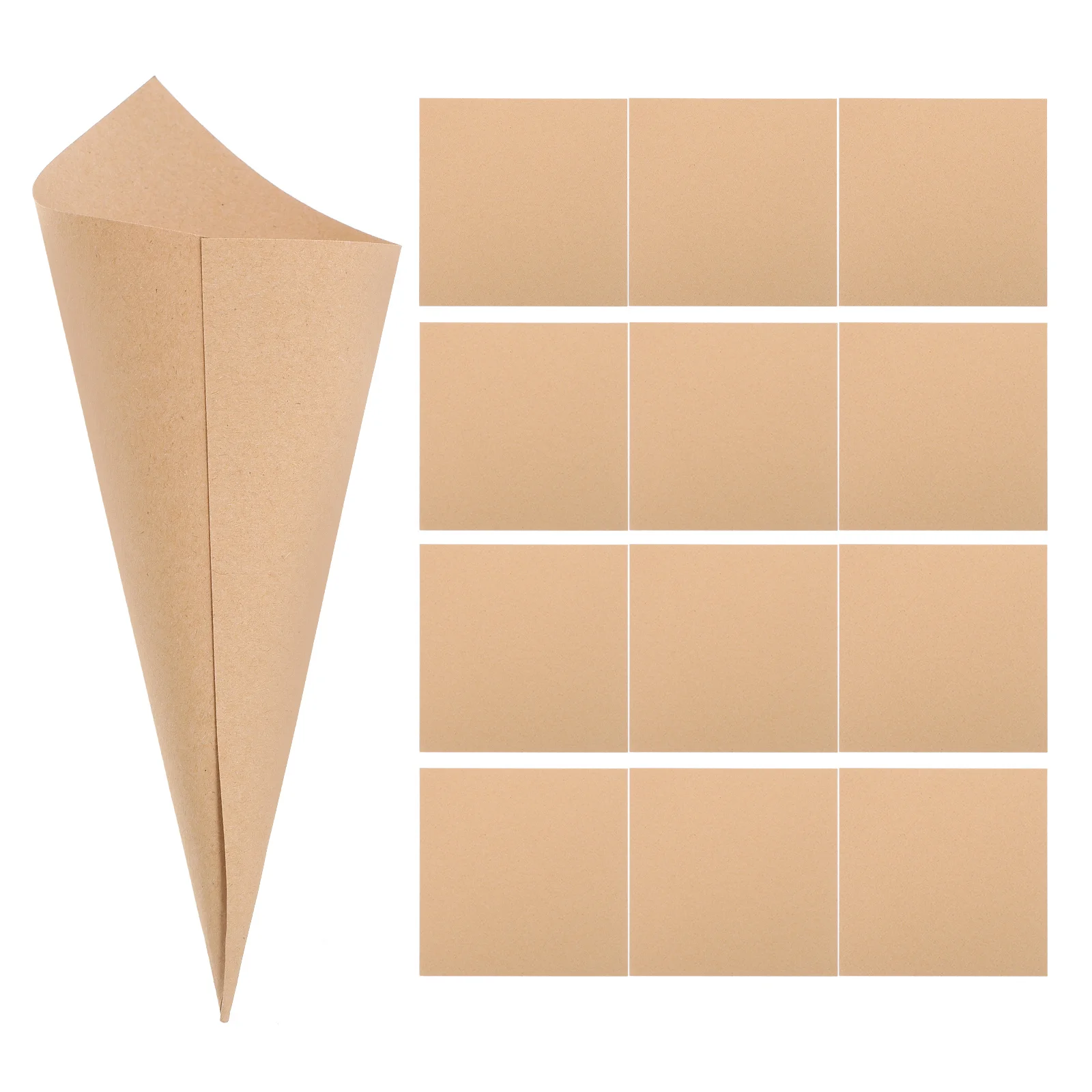 50 قطعة مخاريط زهرة الورق أصحاب النثار الزفاف خمر لبتلات الخزامى الحلوى باقات صغيرة الديكور #4