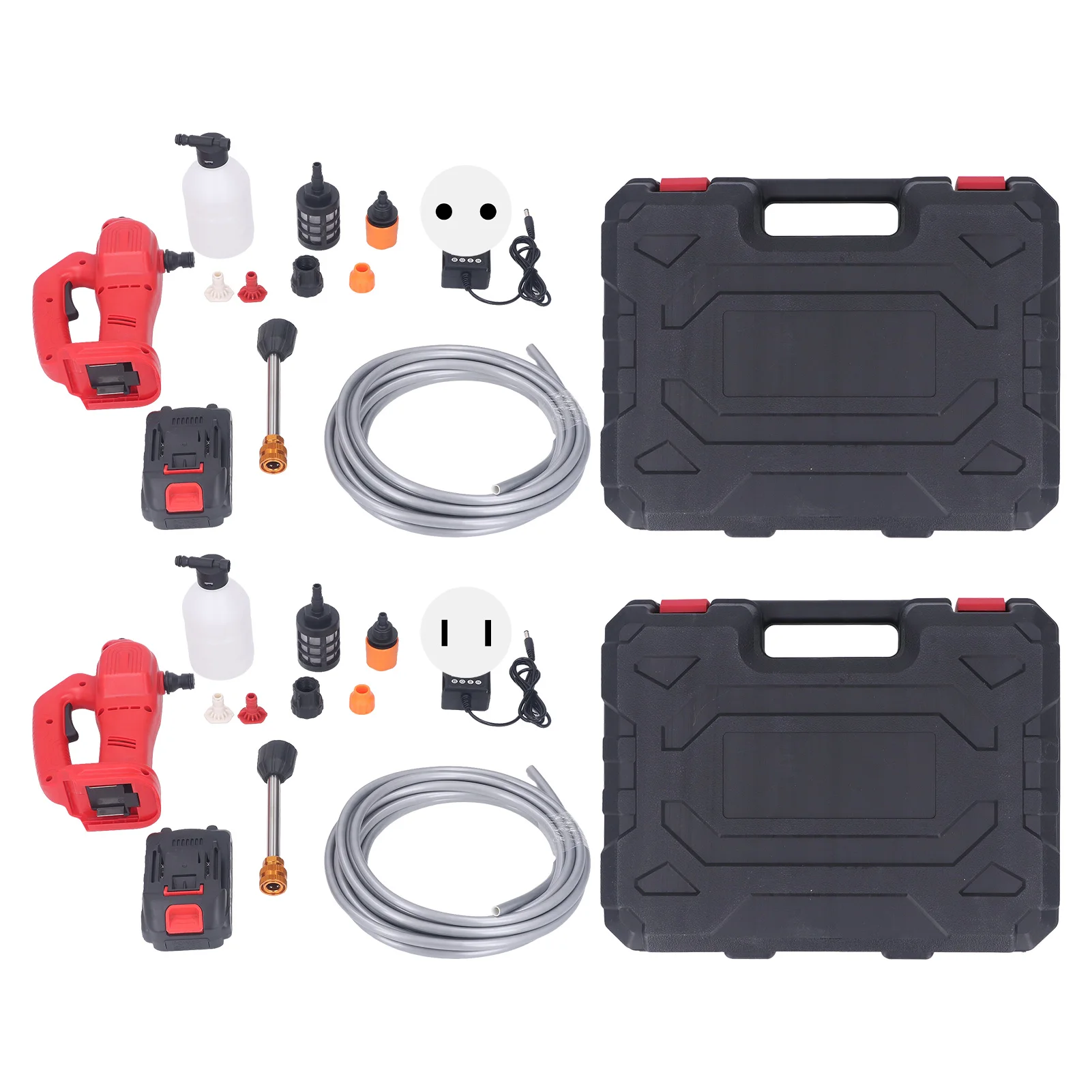 

High Pressure Water Sprayer 350PSI 9m Range 60W Portable Battery Powered High Pressure Car Cleaner High Cordless Power Washer