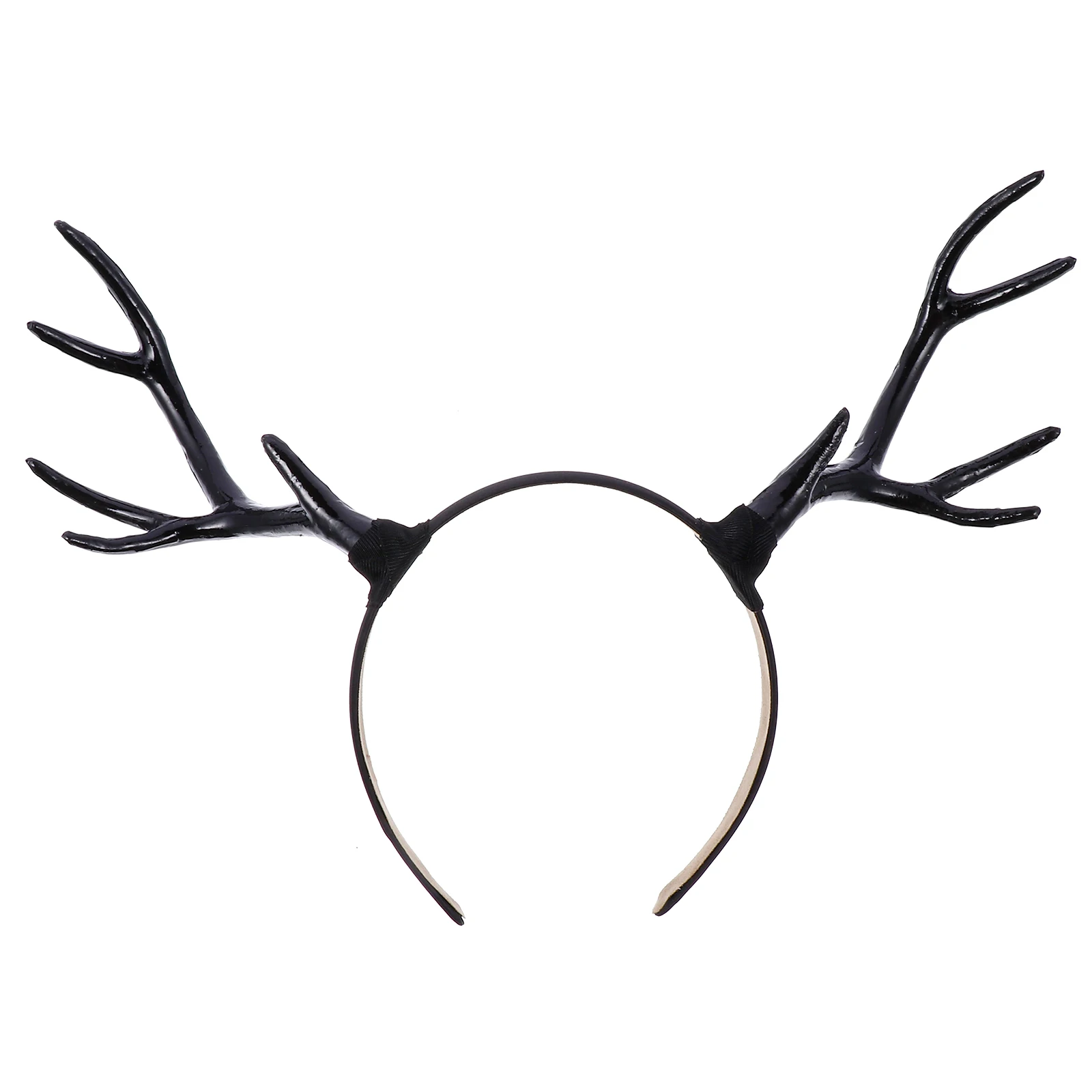 

Reindeer Antlers Black Gothic Christmas Hair Hoop Decor Christmas Decoration Festive Props Headdress Holiday Gifts