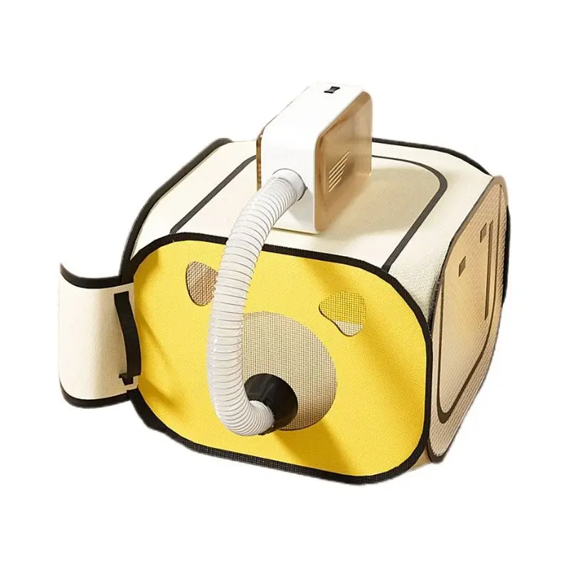 Cat drying box blow drying pet bath household dog small folding hair blowing special artifact