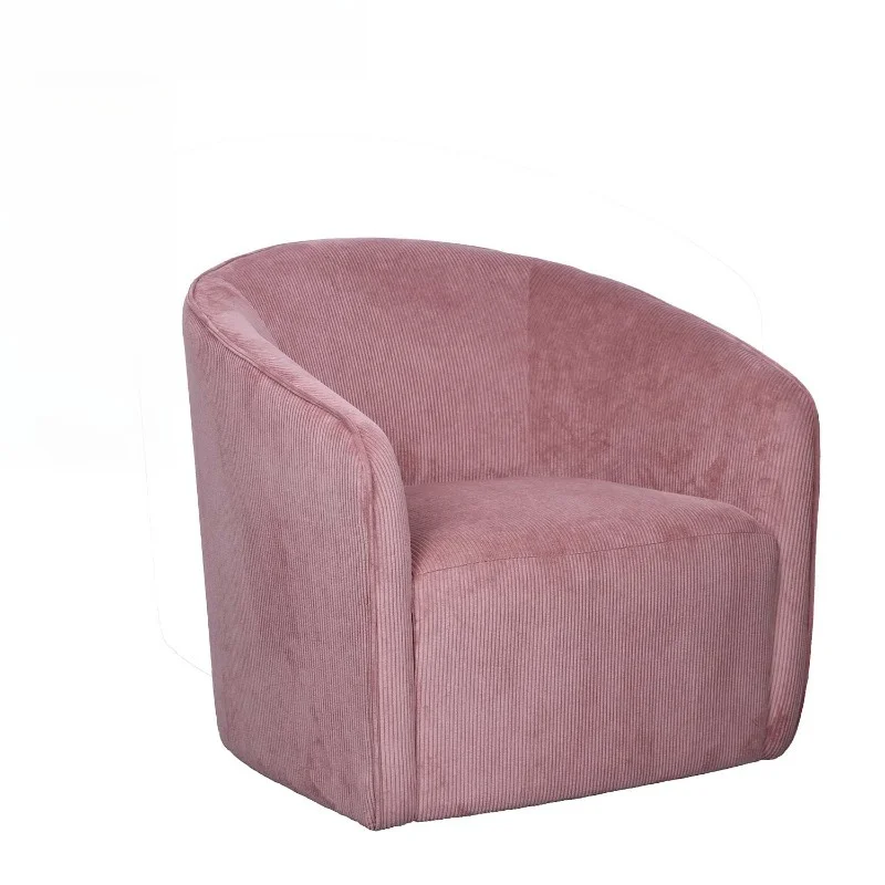 Single Rotating Armchair Leisure Chair Hotel Sand Padded Apartment Restaurant