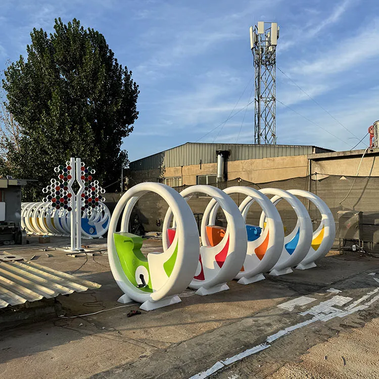 Interactive Fountain Pedal Bicycle Equipment, Sturdy Frame Stable Power Component Spray Park Dynamic Playground Props
