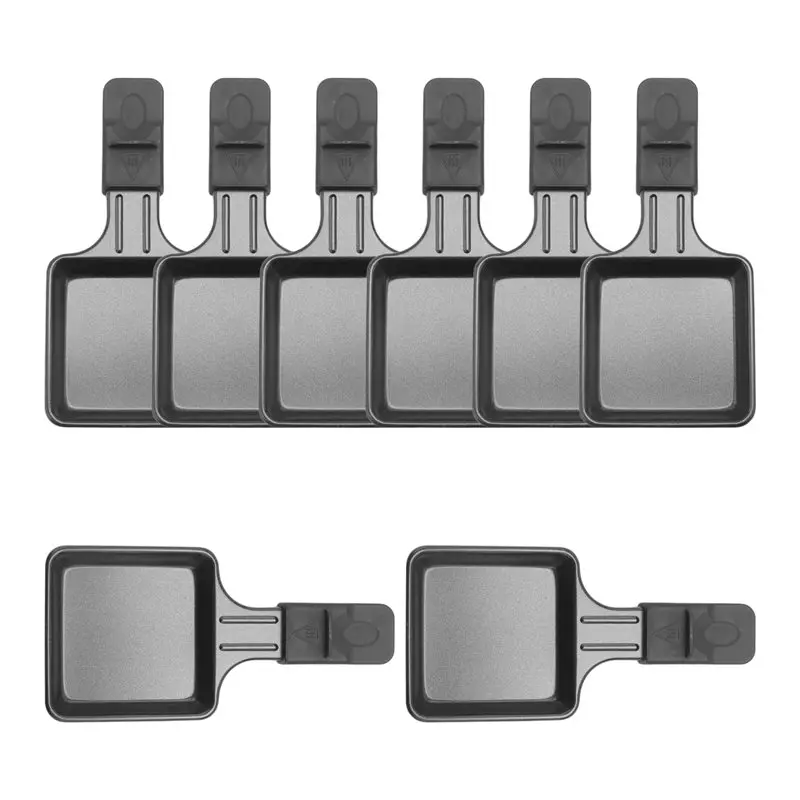 Y51A-Non-Stick Raclette Pans,Mini Square Raclette,Compatible With Tefal Raclette Machine,Ergonomic Design And Easy To Clean