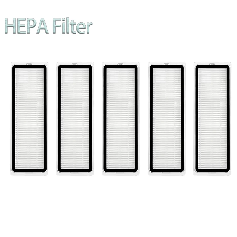 مناسبة لملحقات المكنسة الكهربائية الروبوتية Xiaomi X20+ / X20 Plus: الفرشاة الرئيسية/الفرشاة الجانبية/فلتر HEPA/قماش الممسحة/كيس الغبار #4