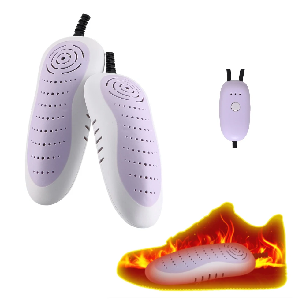 New Arrival Home Electric Shoe Dryer Machine With Timer for Boots Warmer Drying Deodorizing Safe Portable Dryer EU Plug for RU