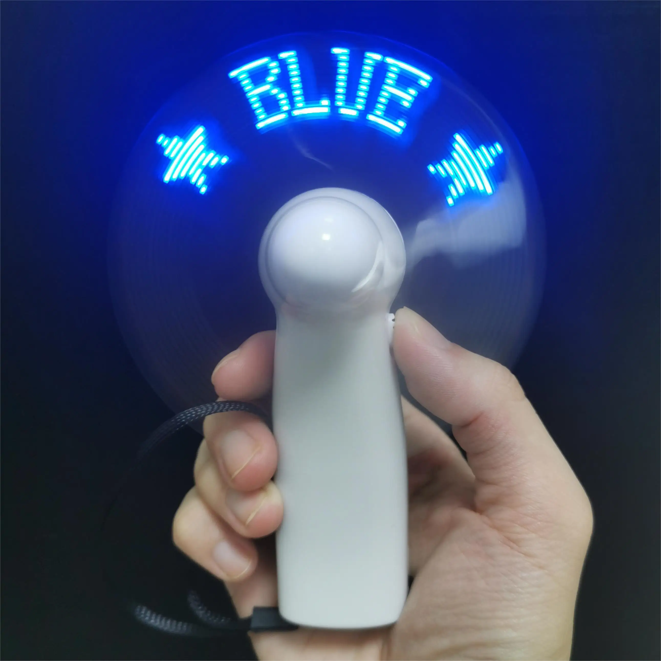 6-20 stuks aangepaste LED-ventilator gepersonaliseerde draagbare ventilatoren voorstel geschenken oplichten ventilator buiten verjaardag bruids huwelijkscadeau gunsten
