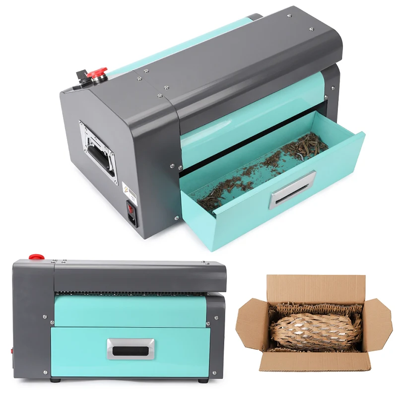 Mini trituradora de caja de cartón corrugado reciclable biodegradable 100% de 450 mm para material de embalaje