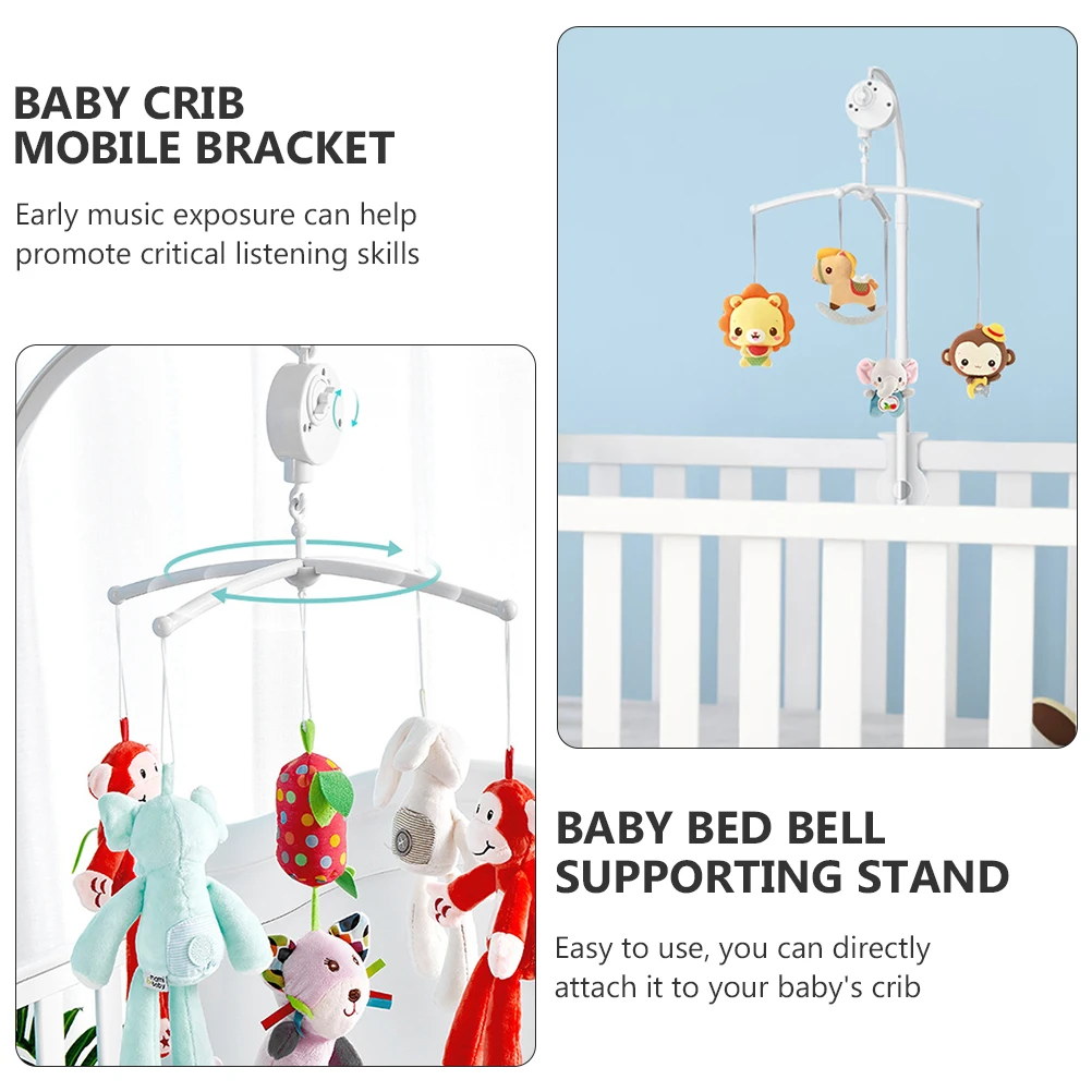 Muziekbel Babybedjes Beugel Accessoires Mobiele houder Kunststof bed Ondersteunende standaard