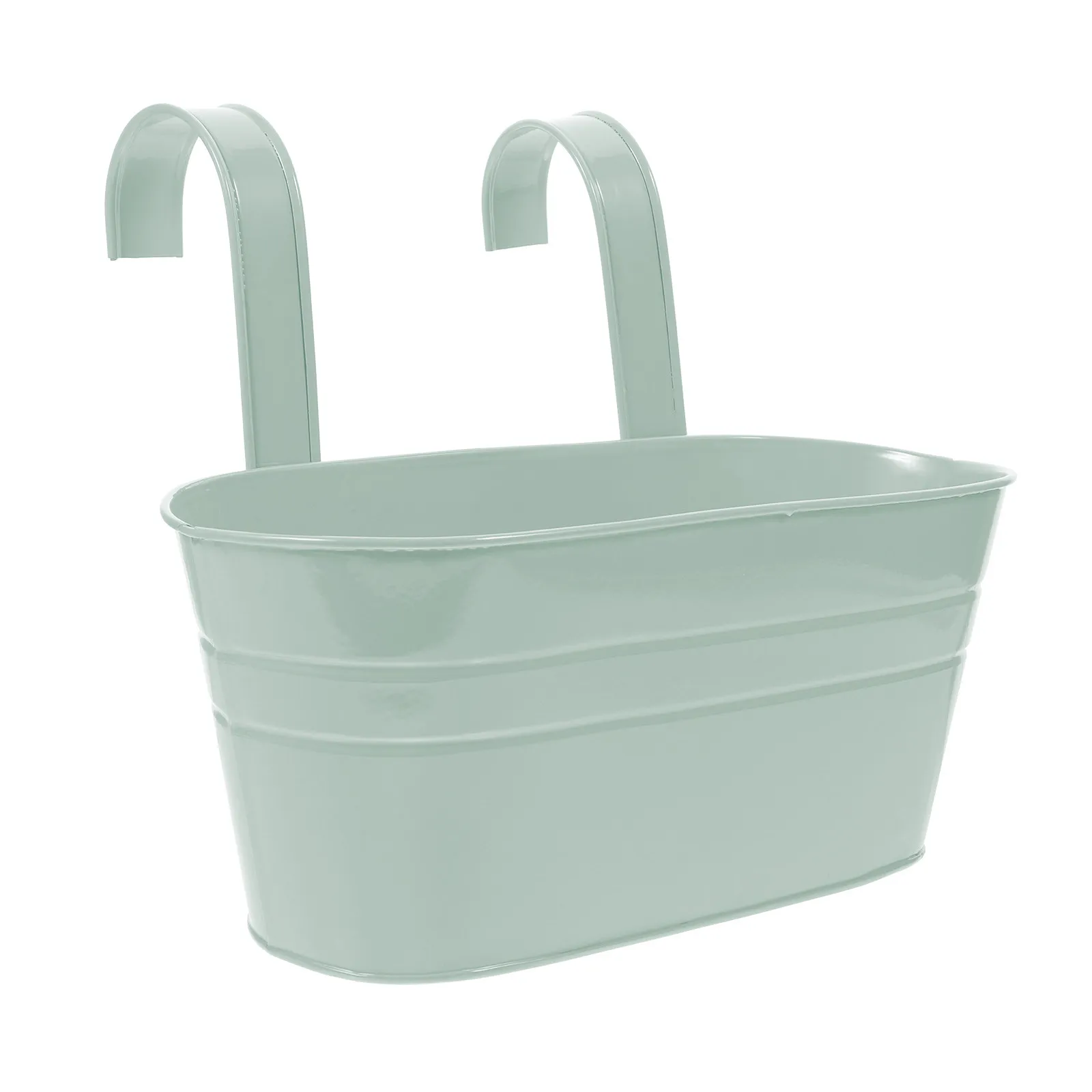 Hanging Pot Plant Flower Hook Pail with Drainage Garden Basket Pots Buckets for Wall Vase Fence