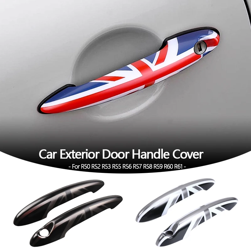 

2PCS/SET Car Exterior Door Handle Cover Sticker For Mini Cooper R50 R52 R53 R55 R56 R57 R58 R59 R60 R61 Car-Styling Accessories